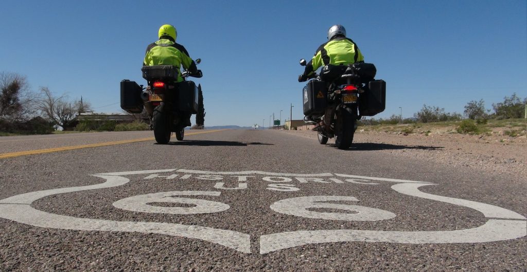 MotoQuest Riders on Route 66