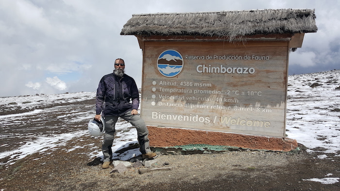 Ecuador Elevation Sign