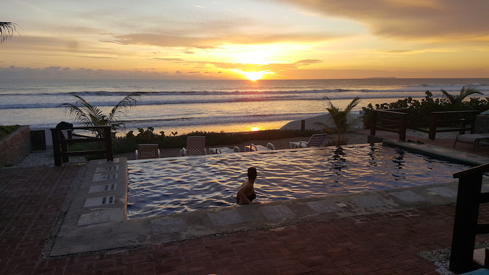 Ecuador Pool Sunset