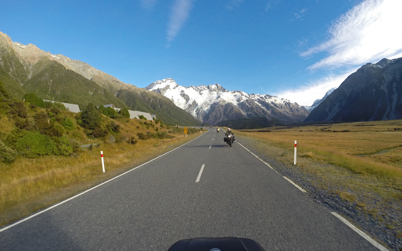 MotoQuest New Zealand Mountain Scenery